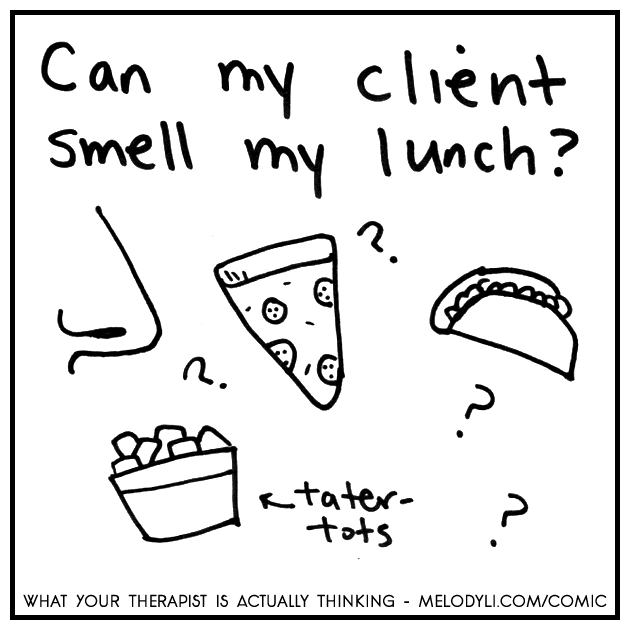 Lunch Smells | What Your Therapist Is Actually Thinking | Melody Li Counseling & Couples Therapy in Austin TX